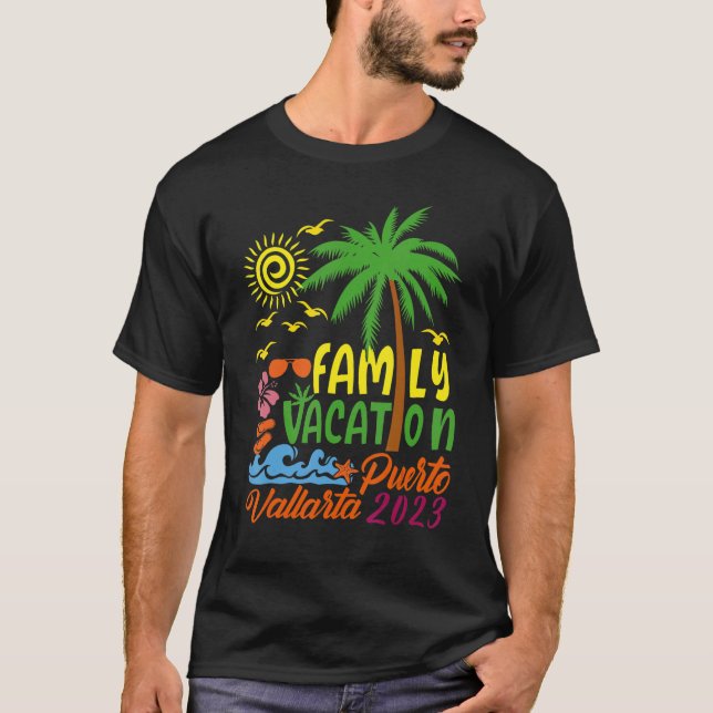 Camiseta Puerto Vallarta Vacaciones Concordantes 2023 Méxic (Anverso)