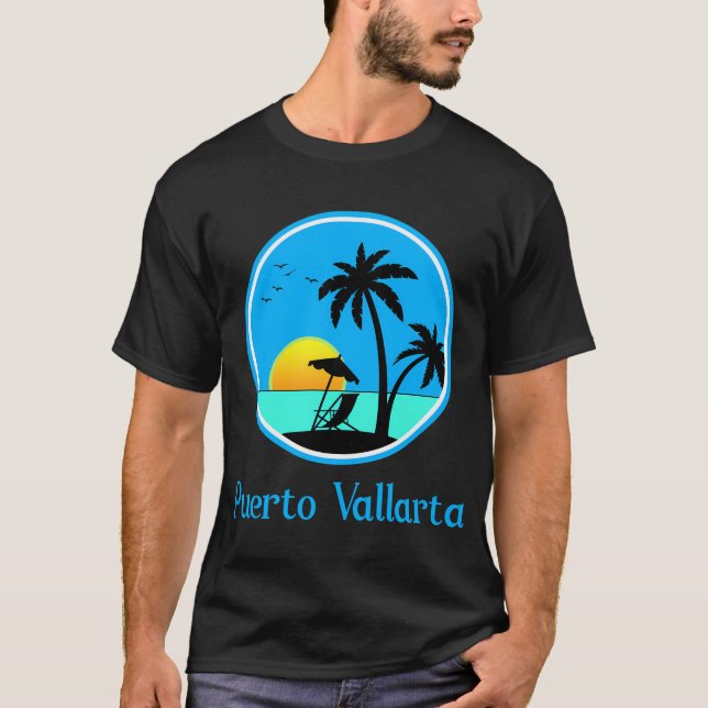 Camiseta Puerto Vallarta Vacaciones De Viaje O (Anverso)