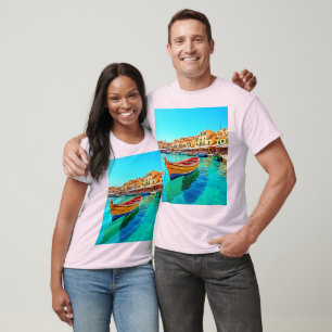 Camiseta Puerto vibrante: colisiones mediterráneas