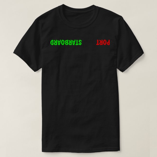 Camiseta Puerto y Starboard (Diseño del anverso)