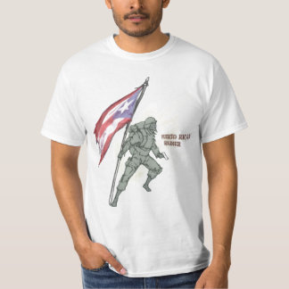 Camiseta puertorriqueña del soldado