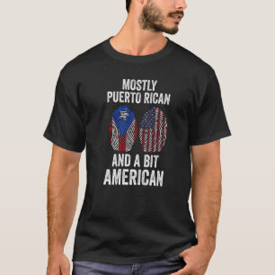 Camiseta Puertorriqueño pero un poco norteamericano puertor