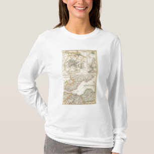 Camiseta Puertos y puertos en la costa este de Escocia