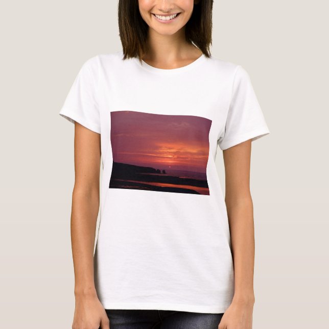 Camiseta puesta de sol 3 (Anverso)