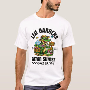 Camiseta Puesta de sol de caimán en Leu Gardens