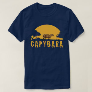 Camiseta Puesta de sol de Capibara