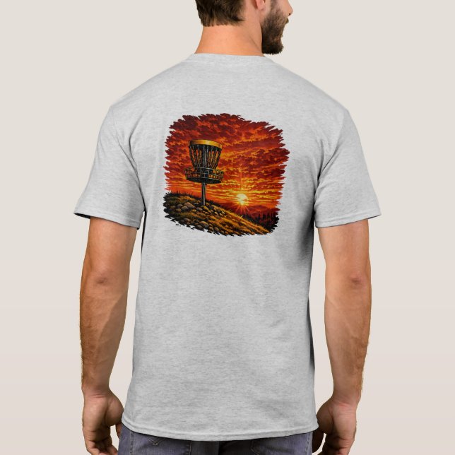 Camiseta Puesta de sol de cesta (Reverso)