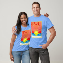 Camiseta Puesta de sol de Hawái desde Kona