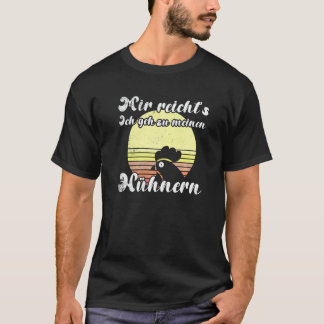 Camiseta Puesta de sol descarada de pollo ve a mi guión de