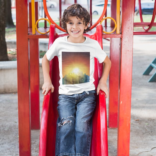 Camiseta Puesta de Sol en la Ciudad (Subido por el creador)