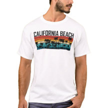 Camiseta Puesta de Sol en la Playa de California