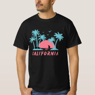 Camiseta Puesta de sol en la playa de California