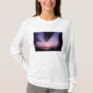 Camiseta Puesta de sol en West End, Cayman Brac, Islas Caim