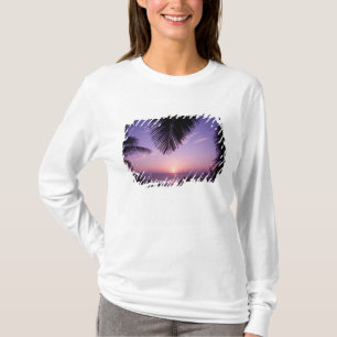 Camiseta Puesta de sol en West End, Cayman Brac, Islas Caim