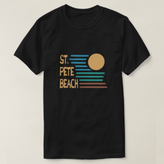 Camiseta Puesta de sol geométrico en St. Pete Beach Florida