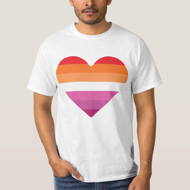Camiseta Puesta de sol lésbica (Anverso)