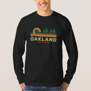 Camiseta Puesta de sol perenne Oakland Bosque Woods Marylan