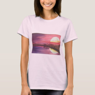 Camiseta Puesta de sol reflejada