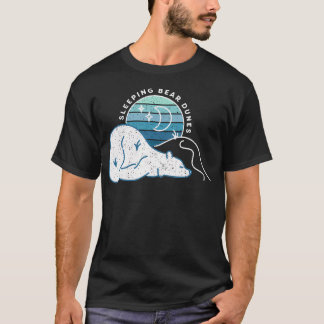 Camiseta Puesta de sol retro minimalista de Sleeping Bear D