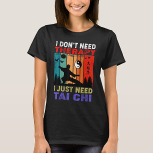 Camiseta Puesta de sol retro No necesito terapia solo neces