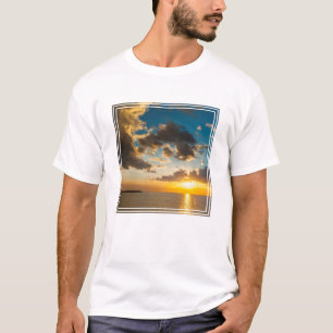 Camiseta Puesta de sol sobre el océano, Fiji