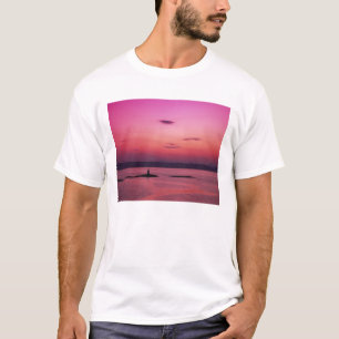 Camiseta Puesta de sol sobre la isla de Skye, desde Mallaig
