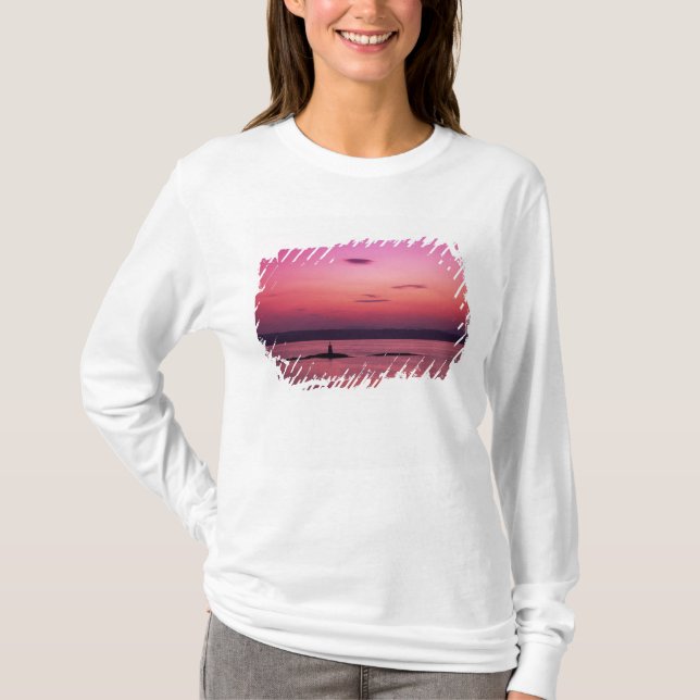 Camiseta Puesta de sol sobre la isla de Skye, desde Mallaig (Anverso)
