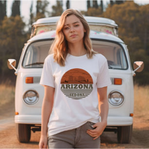 Camiseta Puesta de sol vintage Arizona Sedona