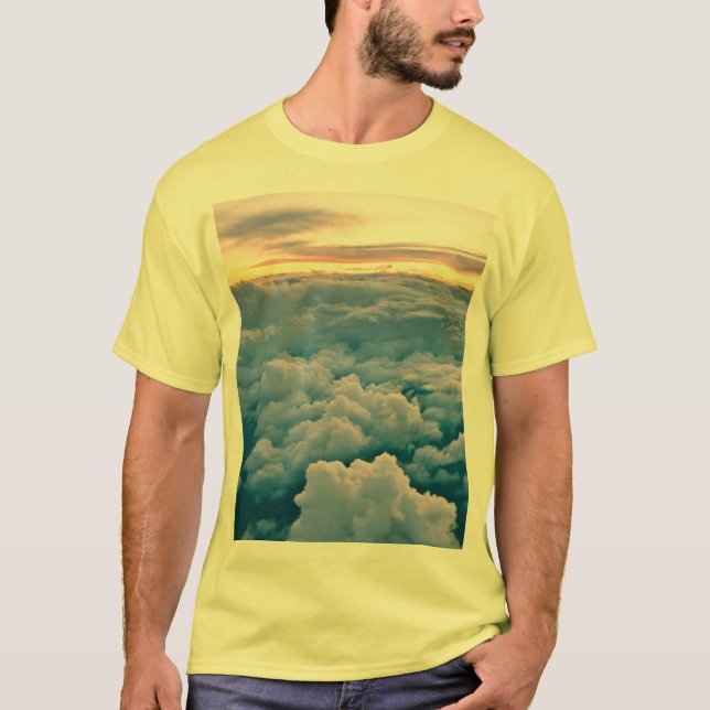 Camiseta Puesta del sol aérea (Anverso)