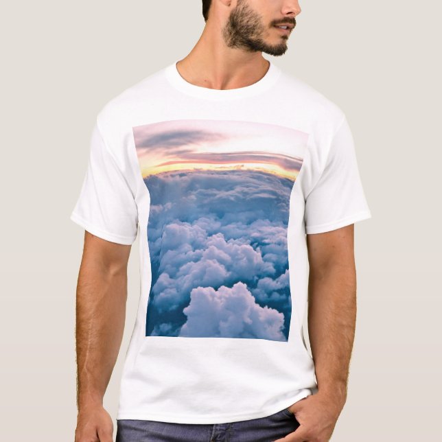 Camiseta Puesta del sol aérea (Anverso)