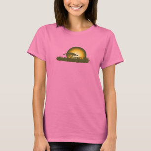 Camiseta Puesta del sol africana - oscuridad