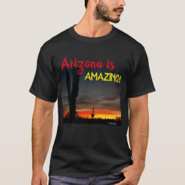 Camiseta Puesta del sol Arizona del desierto de Sonoran con