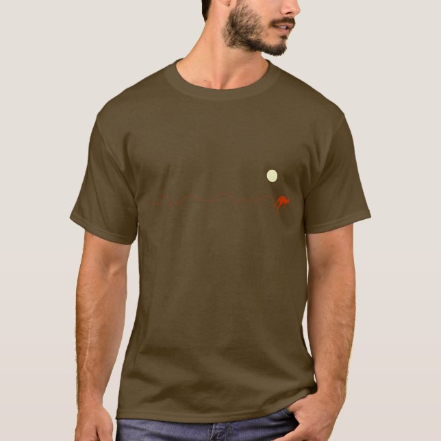 Camiseta Puesta del sol australiana (Anverso)