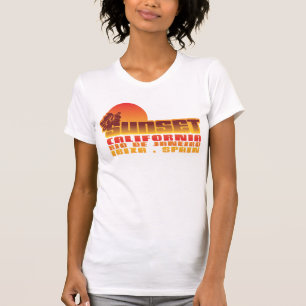 Camiseta Puesta del sol California Río de Janeiro Ibiza