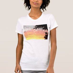 Camiseta Puesta del sol colorida