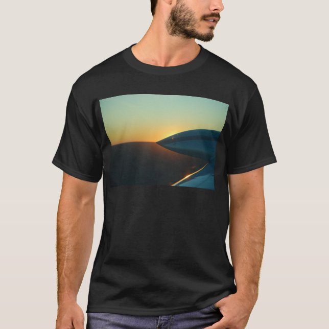 Camiseta Puesta del sol de Cessna 310 (Anverso)