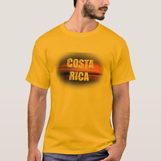 Camiseta Puesta del sol de Costa Rica (Anverso)