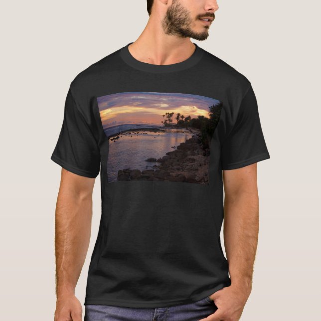 Camiseta Puesta del sol de la costa de Majuro (Anverso)