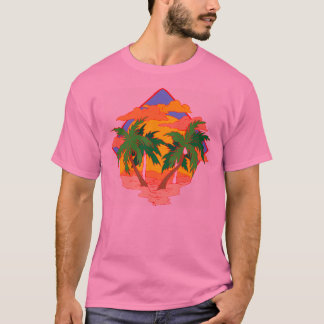 Camiseta Puesta del sol de la playa