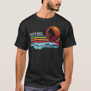 Camiseta Puesta del sol de la playa de Costa Rica del