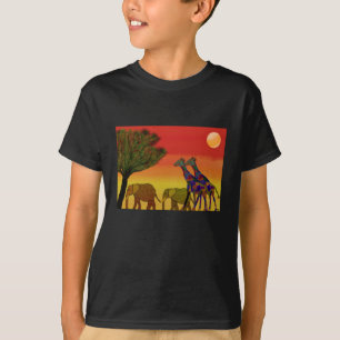 Camiseta Puesta del sol de la selva