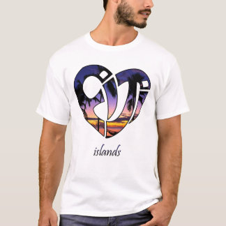 Camiseta Puesta del sol de las Islas Fiji