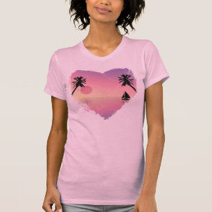 Camiseta Puesta del sol del golfo