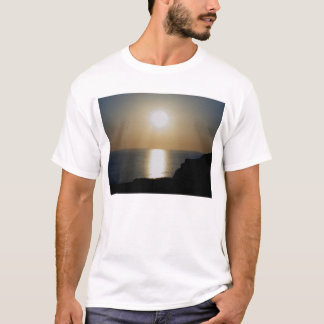 Camiseta Puesta del sol del norte de la ceniza volcánica de