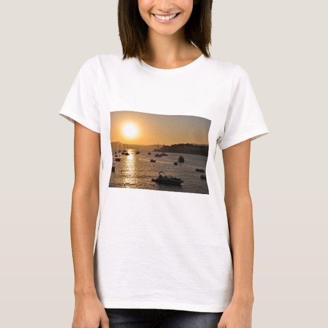 Camiseta Puesta del sol del ponsa de Santa (Anverso)