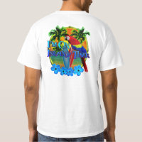 Puesta del sol del tiempo de la isla