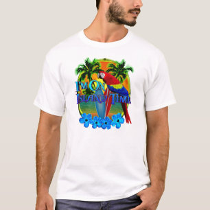 Camiseta Puesta del sol del tiempo de la isla