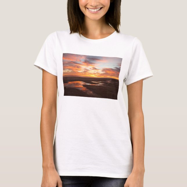 Camiseta Puesta del sol en el mar de Cortez (Anverso)
