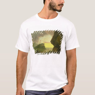 Camiseta Puesta del sol en la costa cerca de Nápoles,