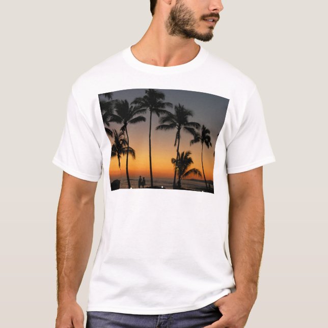 Camiseta Puesta del sol hawaiana (Anverso)